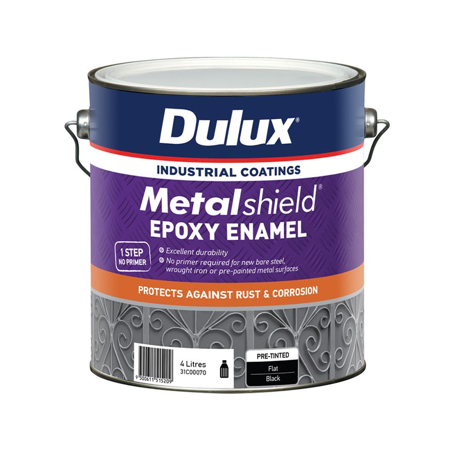 Dulux Metalshield Epoxy Enamel Flat
