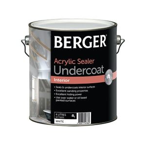 BERGER PREMIUM ACRYLIC SEALER UNDERCOAT WHITE