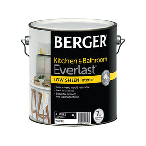 BERGER KITCHEN & BATHROOM LOW SHEEN WHITE