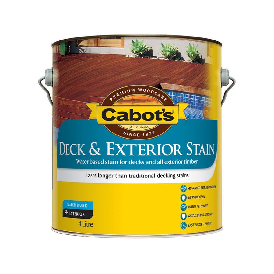 CABOT'S DECK & EXTERIOR STAIN WATER BASED