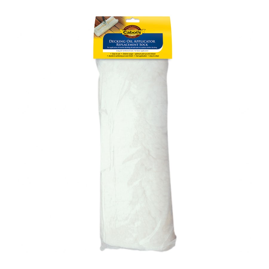 CABOT'S DECKING OIL APPLICATOR REPLACEMENT SOCK