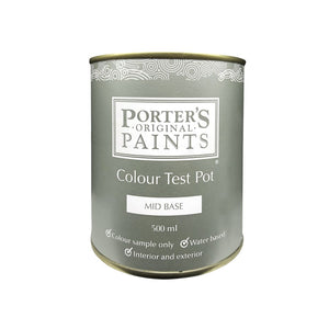 PORTER'S ACRYLIC SAMPLE POTS STANDARD Low Sheen 500ML