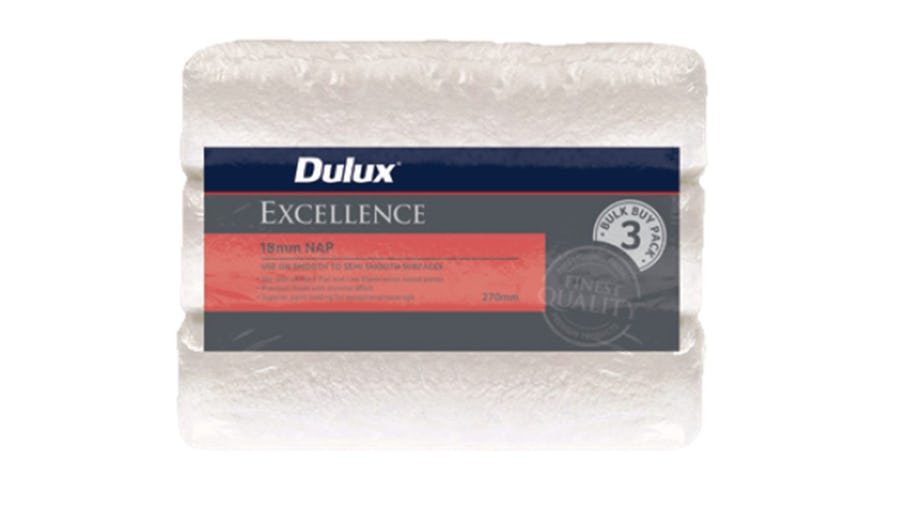 DULUX EXCELLENCE ROLLER COVER 18MM NAP X 270MM 3 PACK
