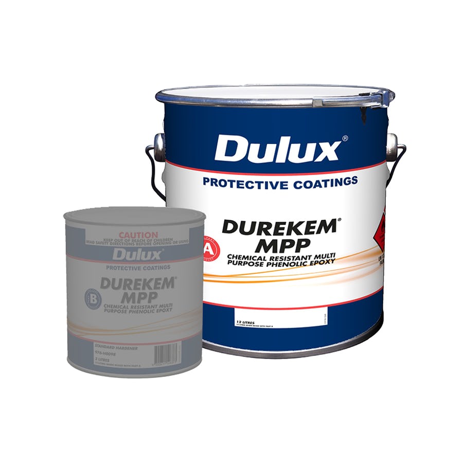 DULUX PROTECTIVE COATINGS DUREKEM MPP PART A GREEN GREY 12L