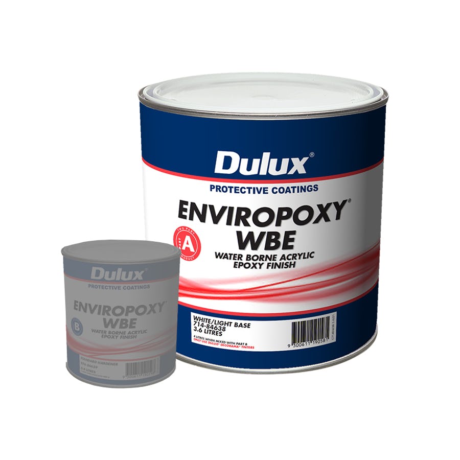 DULUX PROTECTIVE COATINGS ENVIROPOXY WBE PART A WHITE 4L