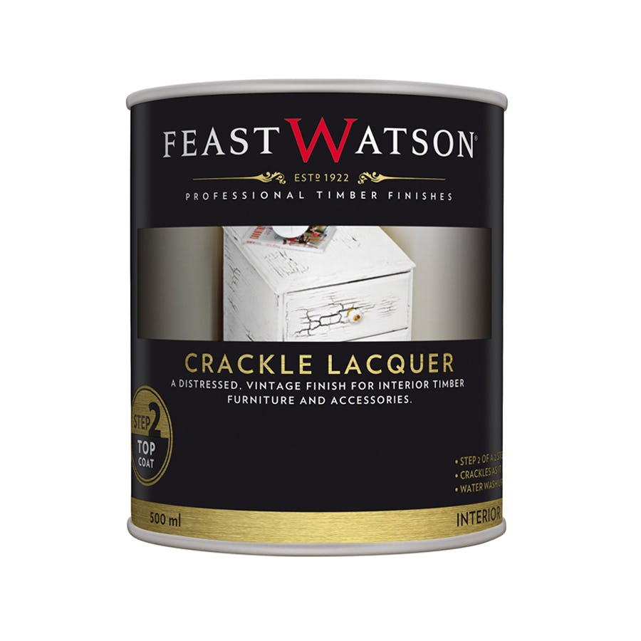 FEAST WATSON CRACKLE LACQUER TOP COAT 500ML