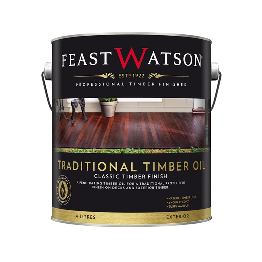 FEAST WATSON WATER REPELLENT TIMBER & DECK OIL 4L