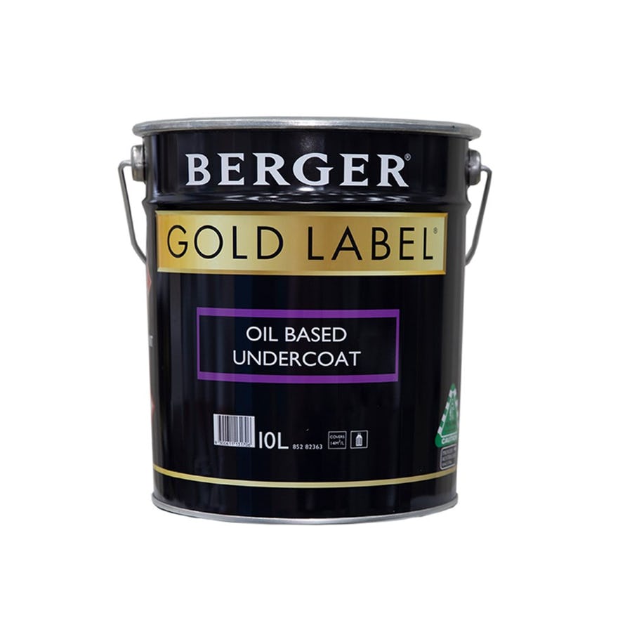 BERGER GOLD LABEL OIL BASED UNDERCOAT WHITE