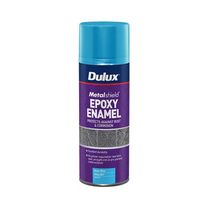 DULUX METALSHIELD EPOXY ENAMEL SPRAY GLOSS BLUE 300G