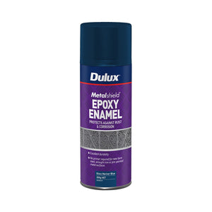 DULUX METALSHIELD EPOXY ENAMEL SPRAY GLOSS MARINER BLUE 300G