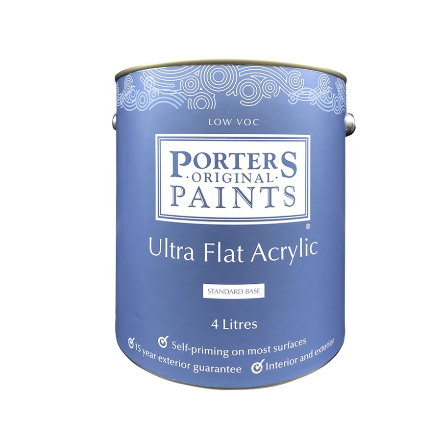 PORTER'S ULTRA FLAT ACRYLIC CLEAR