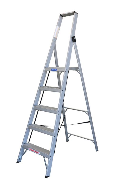 Indalex 5 Step Slimline Platform Ladder - 1.5m
